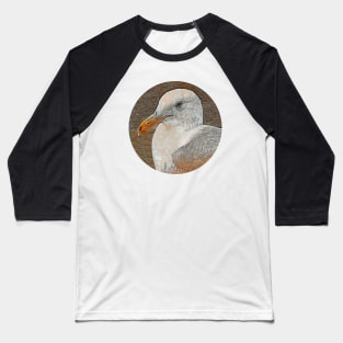 Gull Close-Up No.1 Baseball T-Shirt